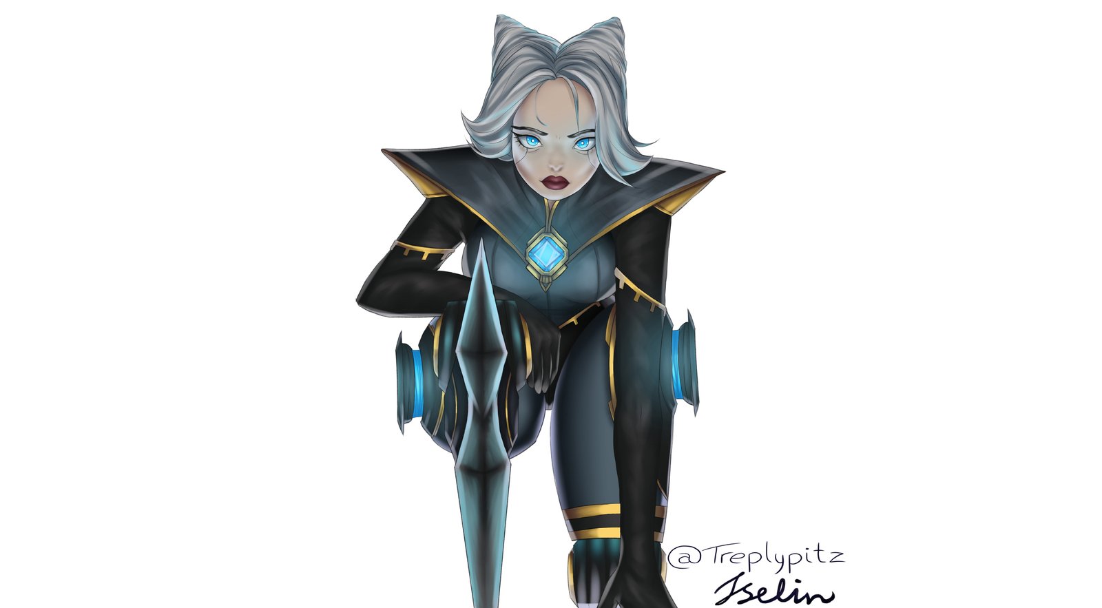 Camille No Background by treplypitz League of Legends Fan Art Artwork Wallpaper lol (3)