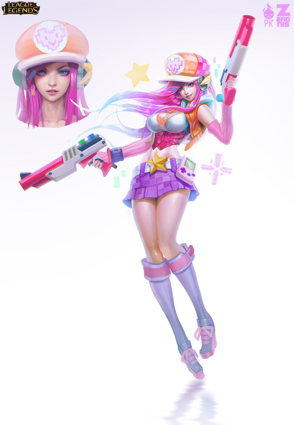 Arcade Miss Fortune Concept by Zeronis League of Legends Artwork Wallpaper lol