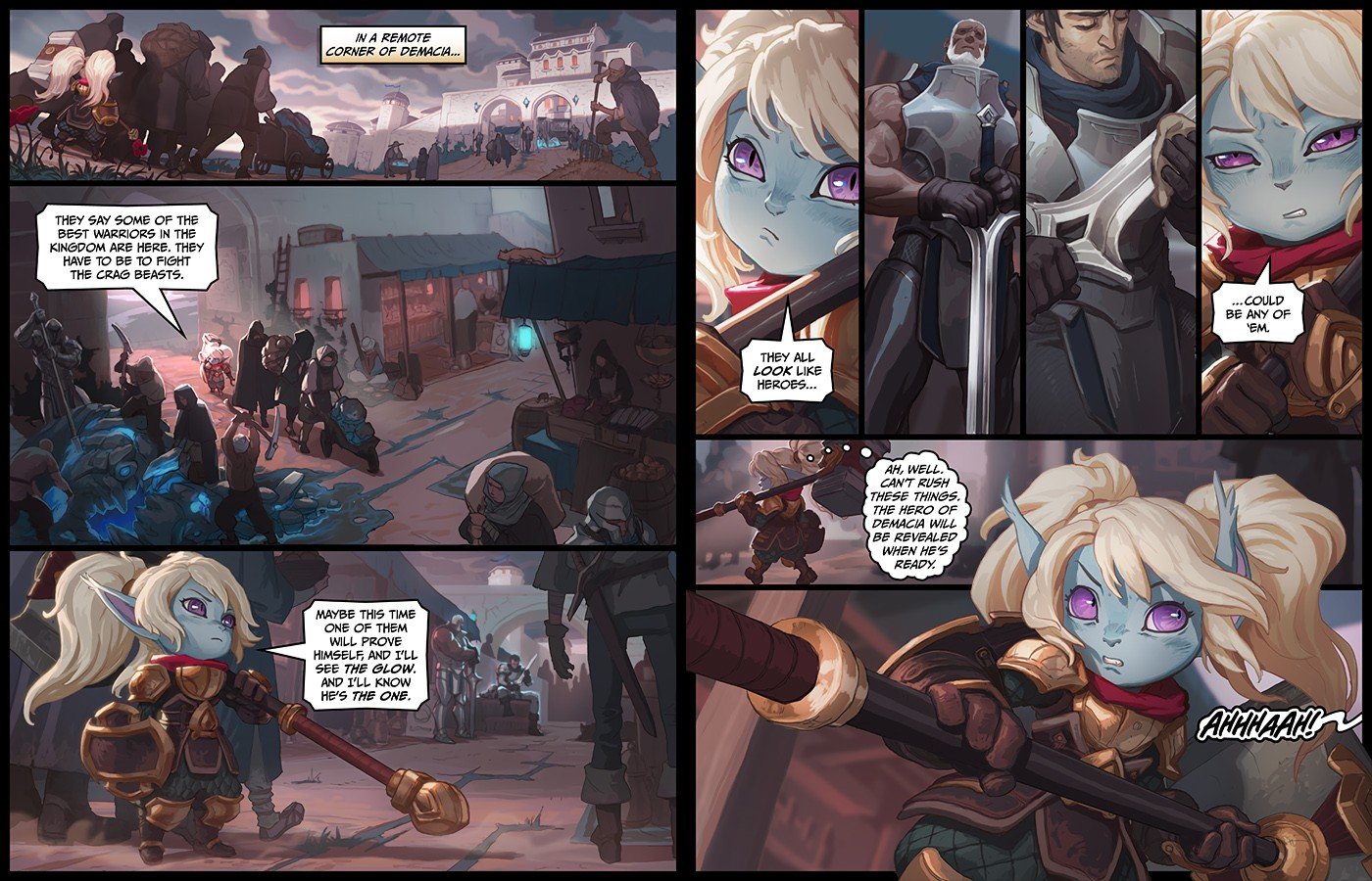 Poppy A Heros Calling Comic (2) League of Legends Artwork Wallpaper lol