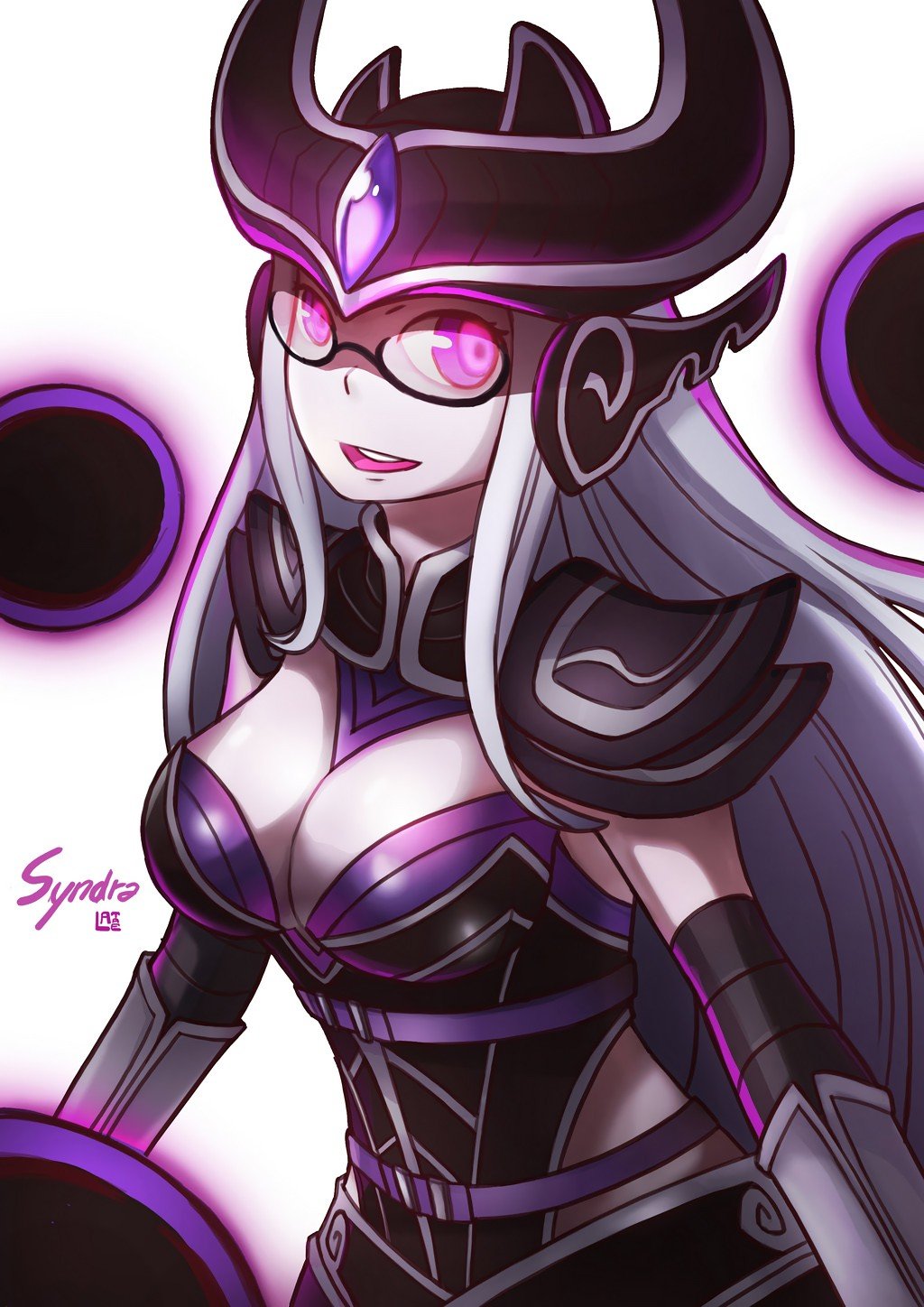 Syndra by LataeDelan HD Wallpaper Fan Art Artwork League of Legends lol