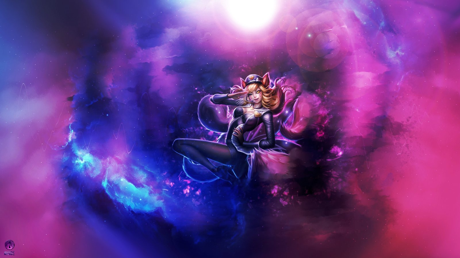 Popstar Ahri by Aynoe League of Legends Artwork Wallpaper lol Fan Art