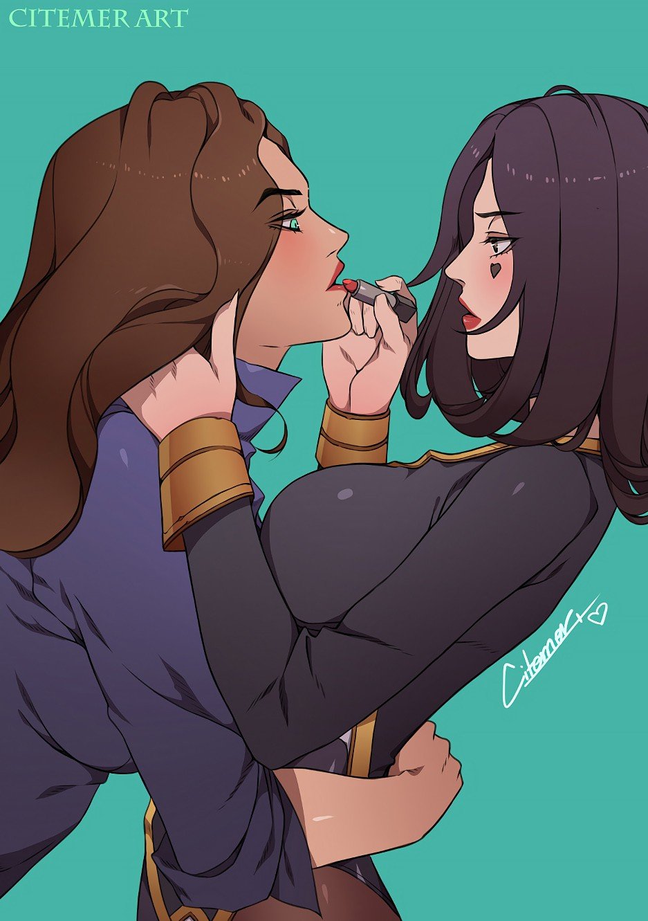 Female Twisted Fate & Graves by citemer (4) Gender Swap HD Wallpaper Fan Art Artwork League of Legends lol