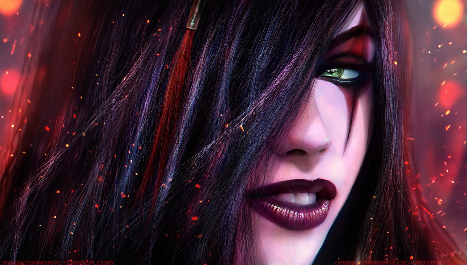 Warring Kingdoms Katarina Portrait | Wallpapers & Fan Arts | League Of