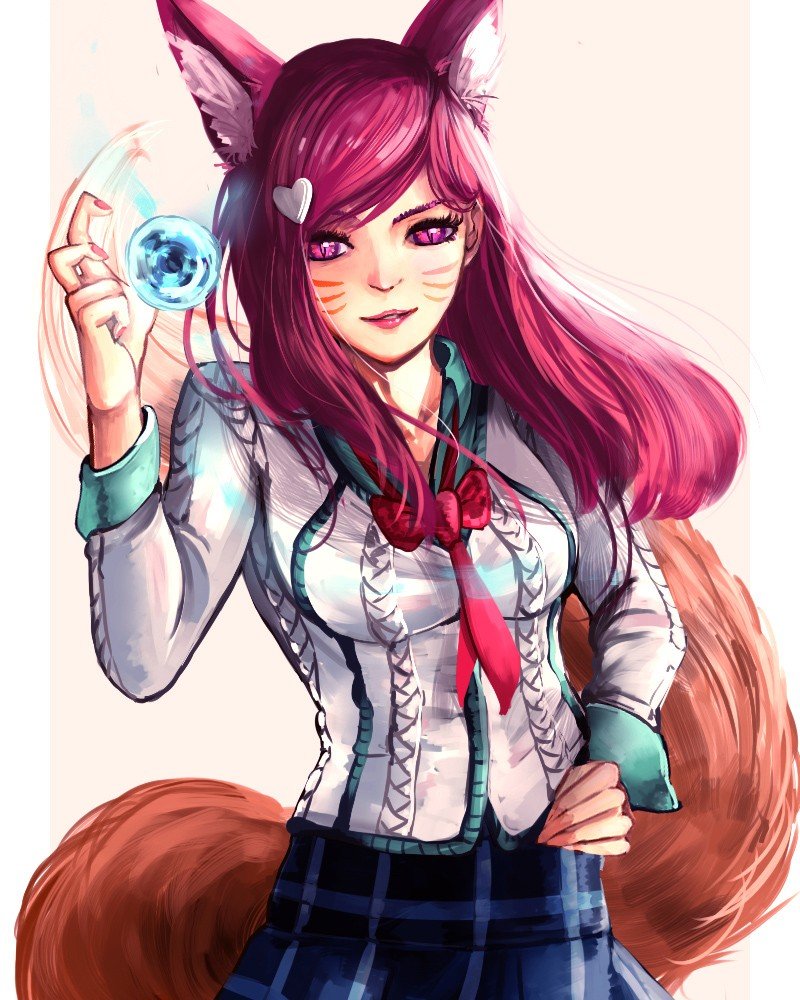 Academy Ahri by jacksonso HD Wallpaper Background Fan Art Artwork League of Legends lol