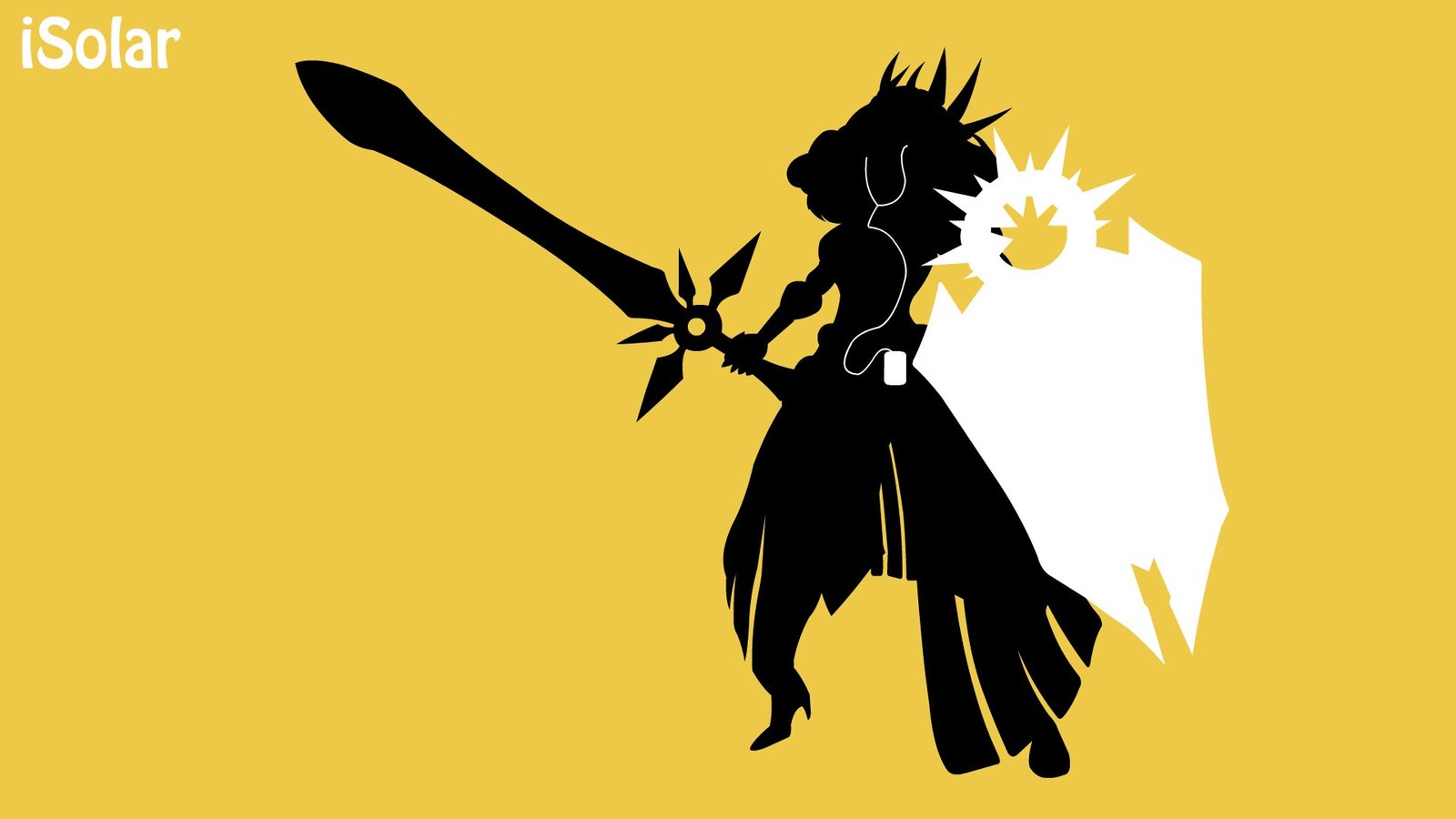 ipod Leona Minimalistic by Quiet-Lamp HD Wallpaper Fan Art Artwork League of Legends lol