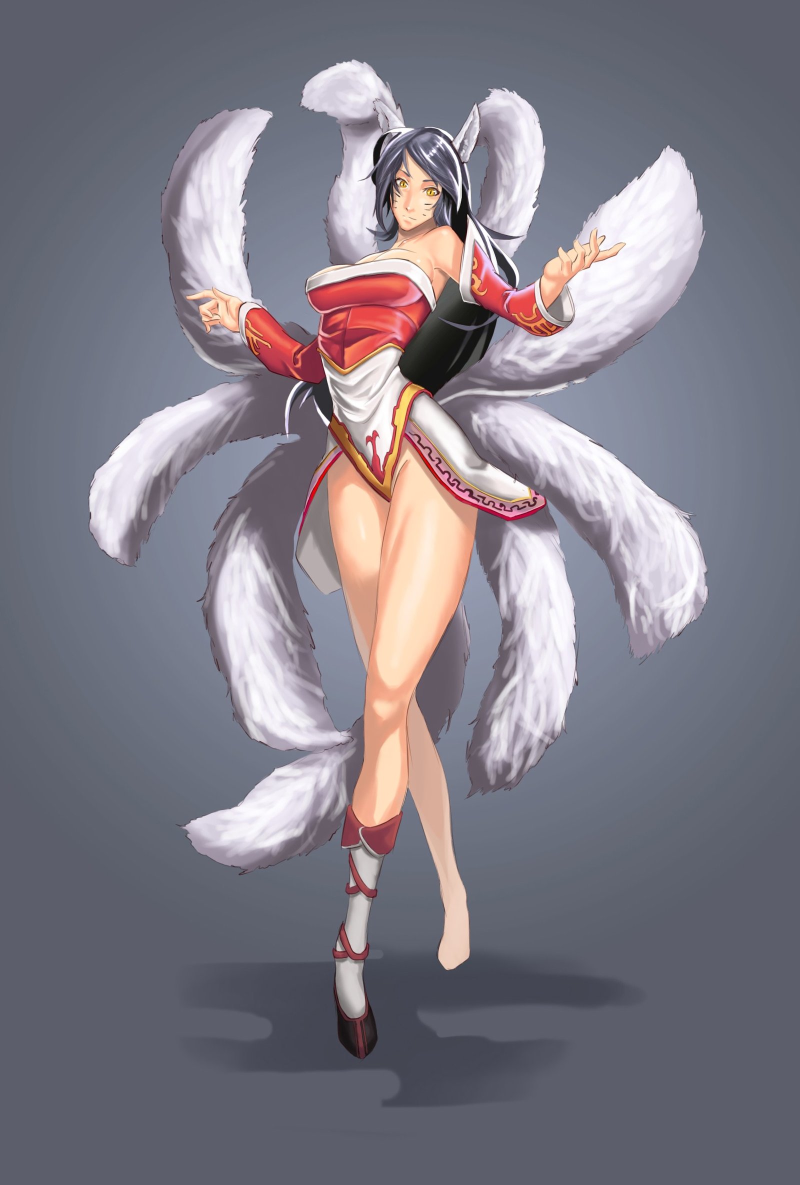 Ahri by FHeaven(求职中) HD Wallpaper Fan Art Artwork League of Legends lol