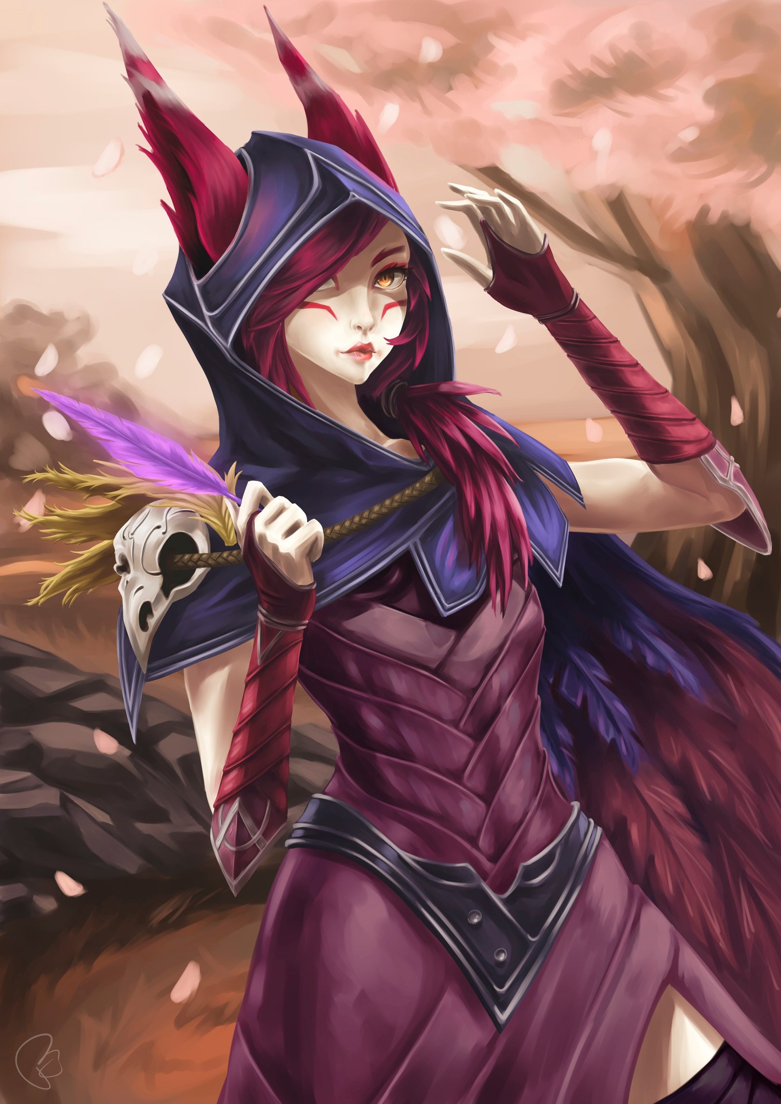 Xayah Wallpapers Fan Arts League Of Legends LoL Stats