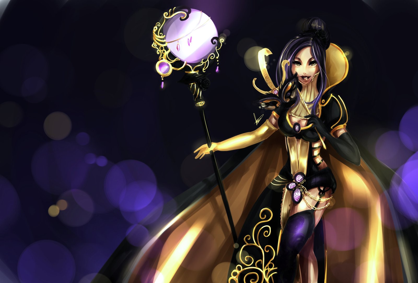 LeBlanc Redesign by Hannah515 HD Wallpaper Fan Art Artwork League of Legends lol