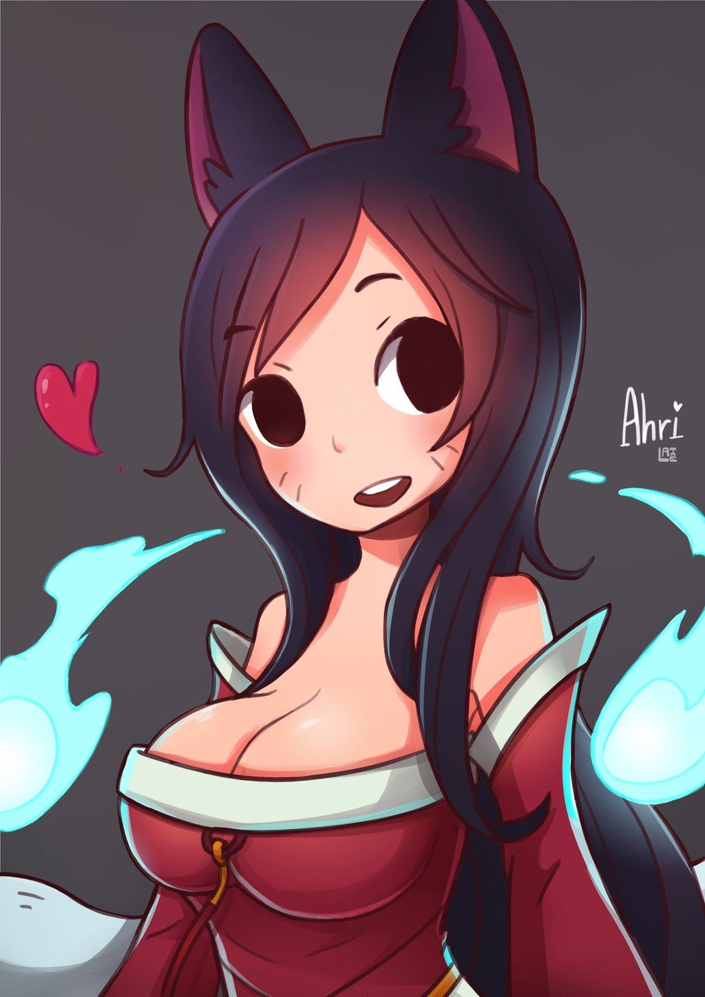 Classic Ahri by LataeDelan HD Wallpaper Fan Art Artwork League of Legends lol