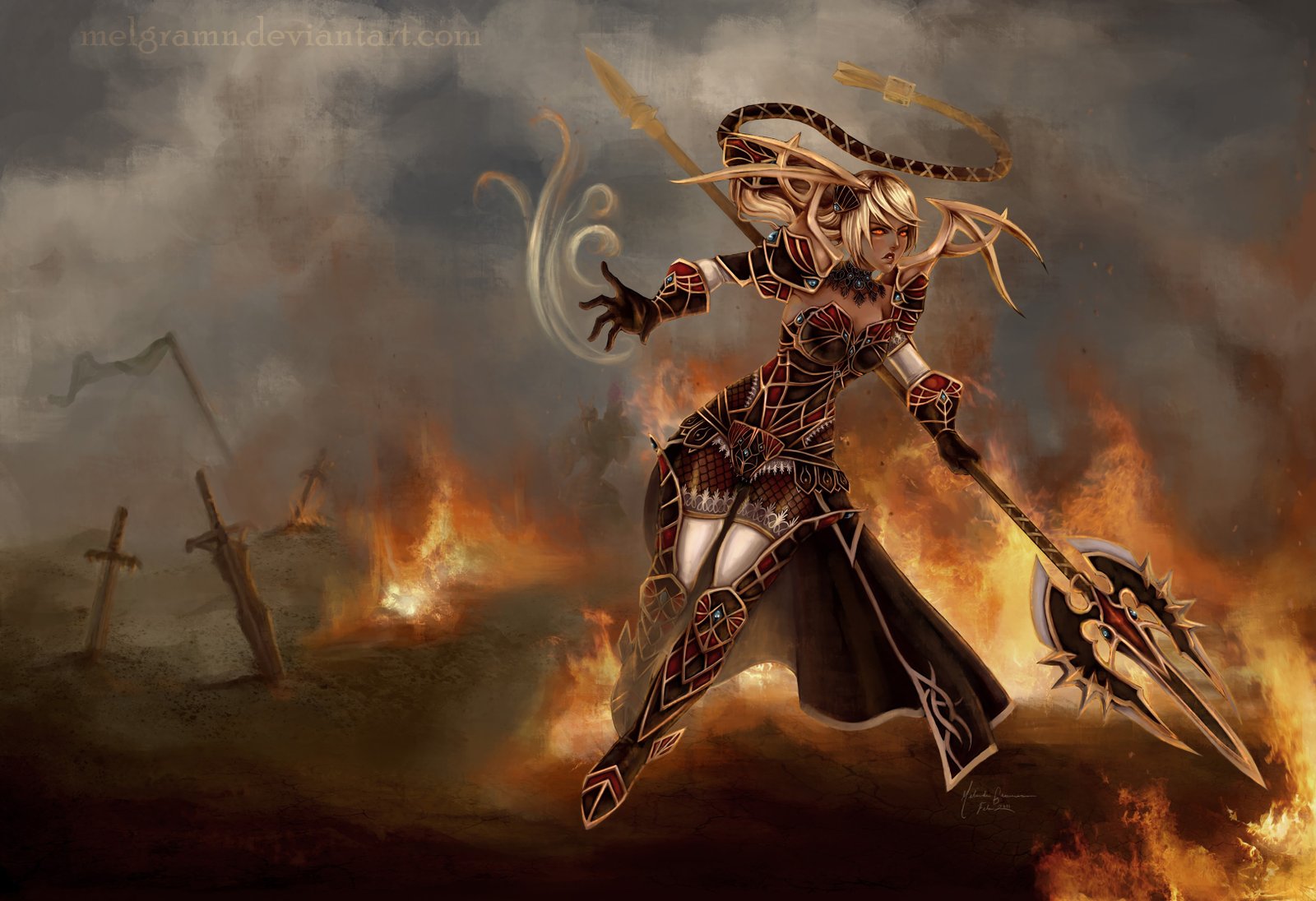 Janna The Harbinger (Skin Concept) by Melgramn HD Wallpaper Fan Art Artwork League of Legends lol
