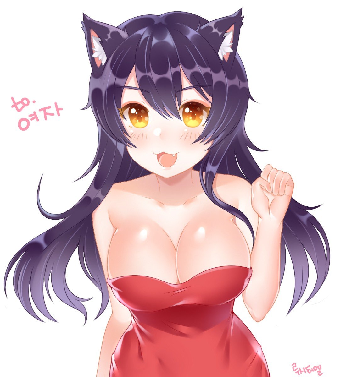 Ahri by Tl (2) HD Wallpaper Fan Art Artwork League of Legends lol