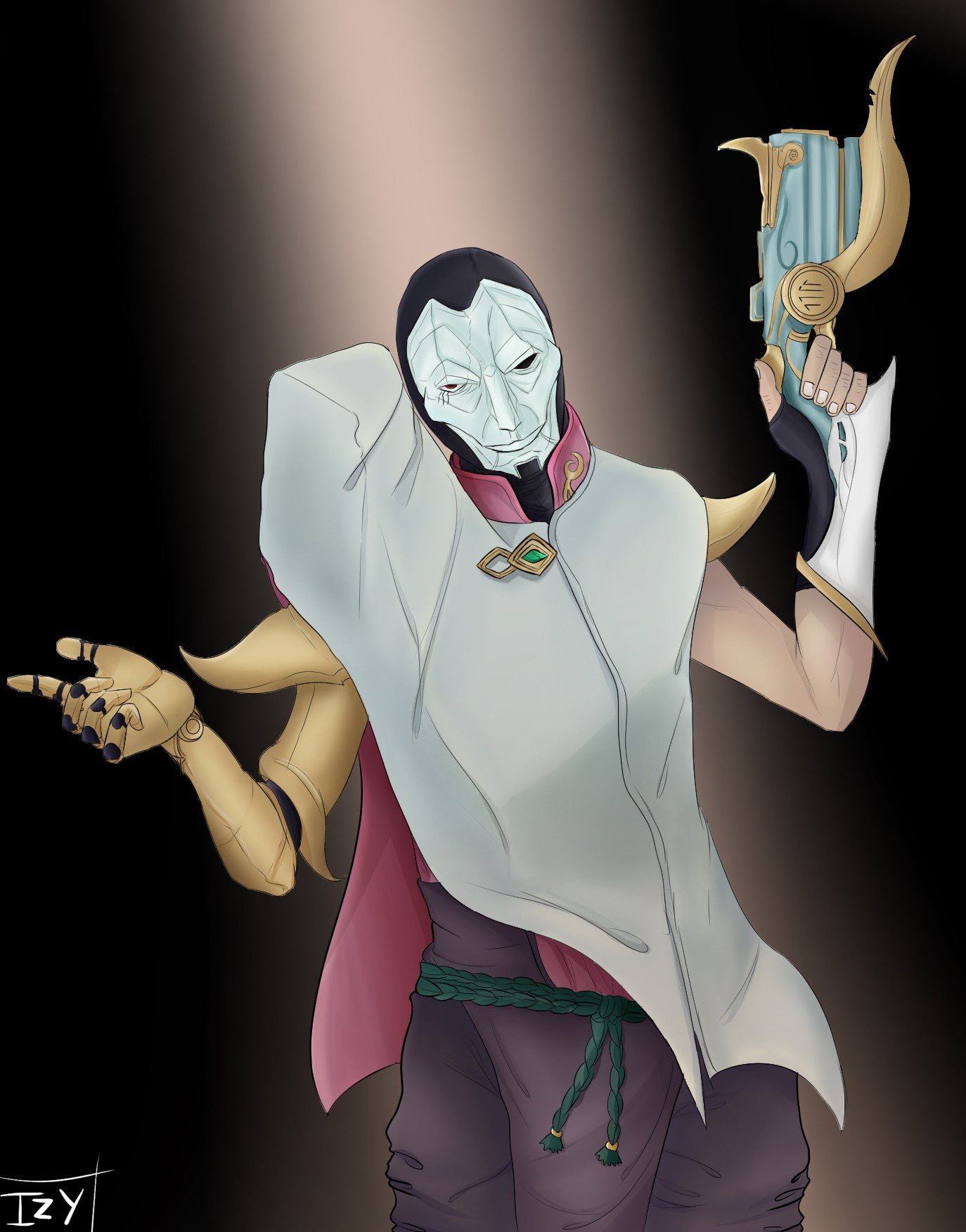 Jhin by iZyEasy7 League of Legends Artwork Wallpaper lol