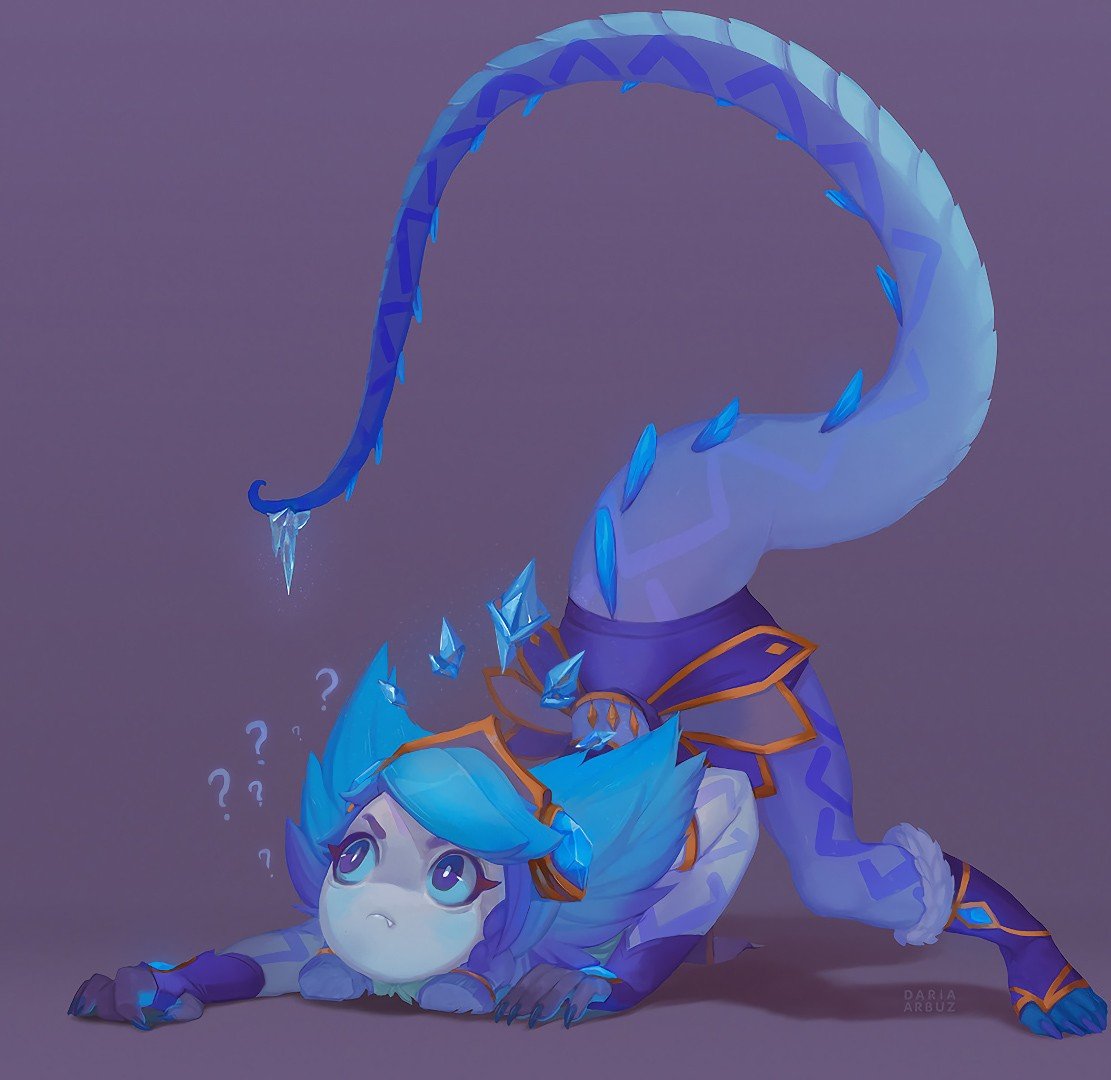 Winter Wonderland Neeko by Daria Arbuz HD Wallpaper Background Fan Art Artwork League of Legends lol