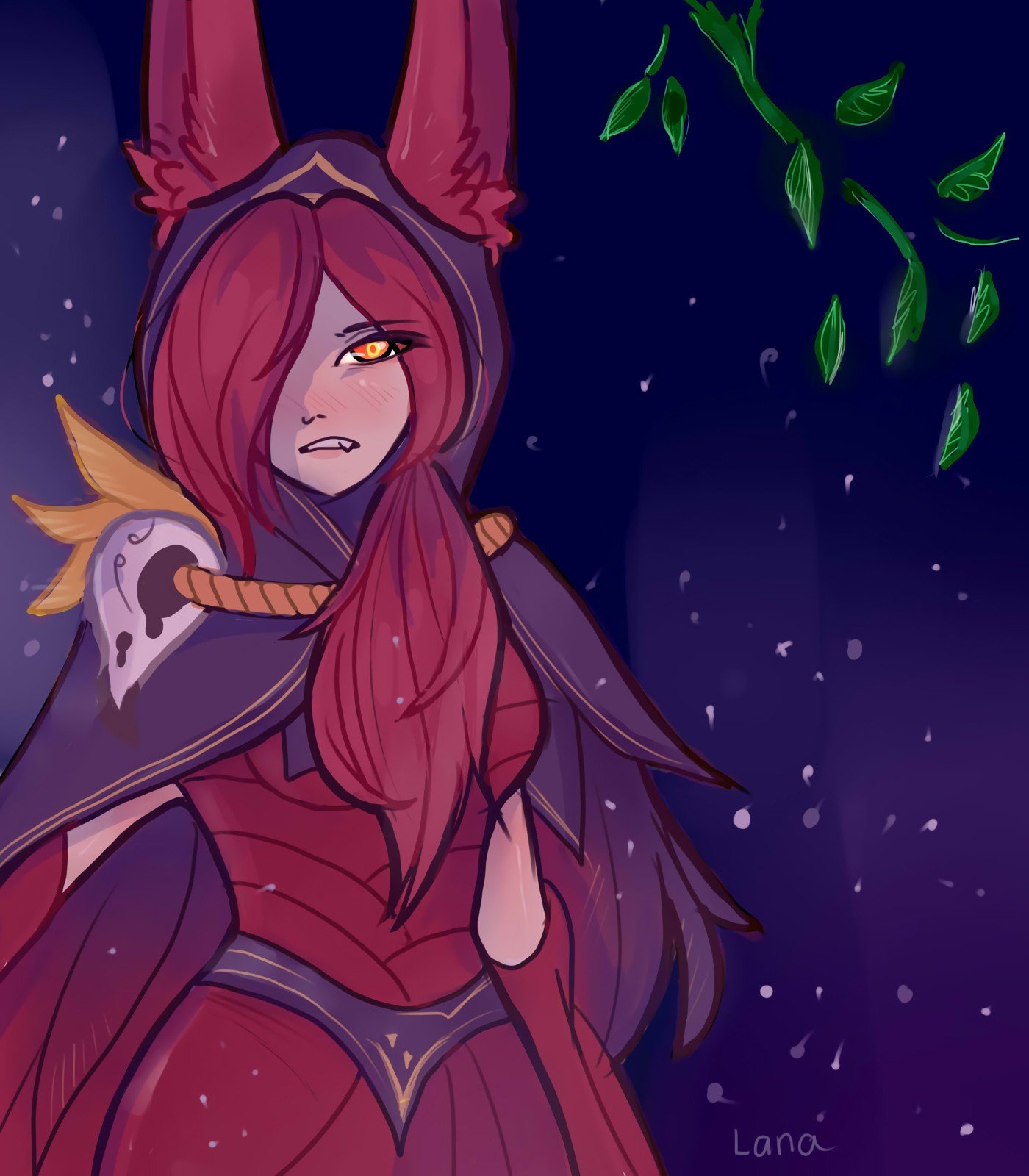Xayah by LanaKun HD Wallpaper Background Fan Art Artwork League of Legends lol