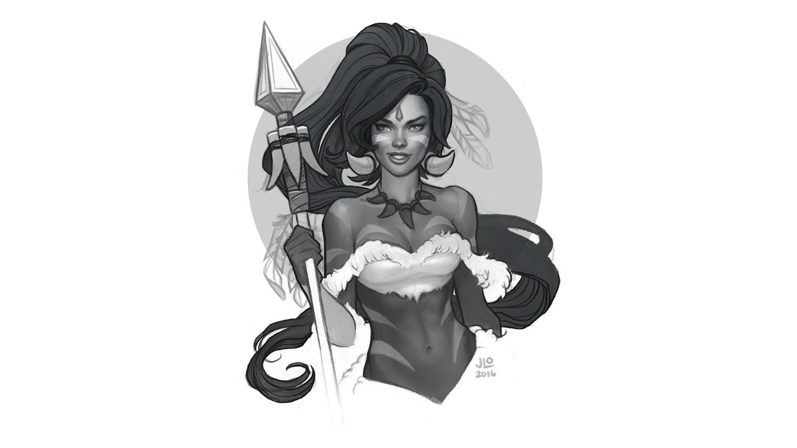 Nidalee by JessiBeans HD Wallpaper Fan Artwork League of Legends lol