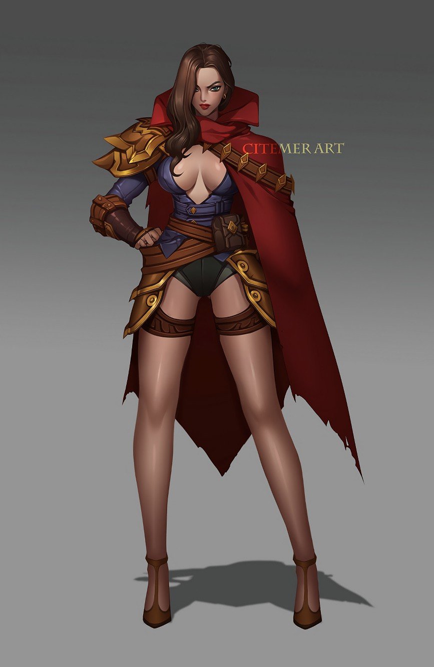 Female Graves by citemer Gender Swap Bend HD Wallpaper Fan Art Artwork League of Legends lol