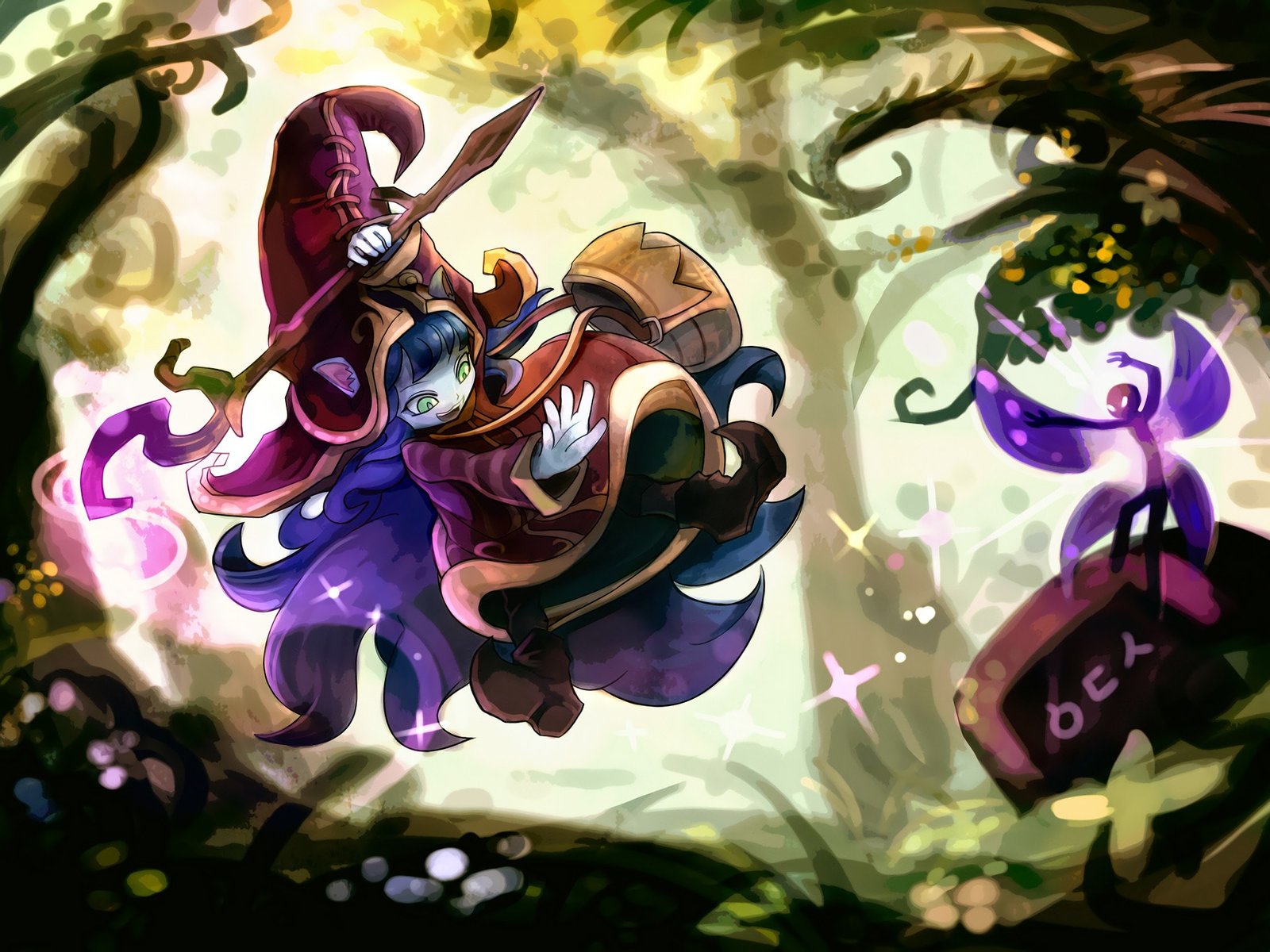 Lulu by raign HD Wallpaper Fan Art Artwork League of Legends lol
