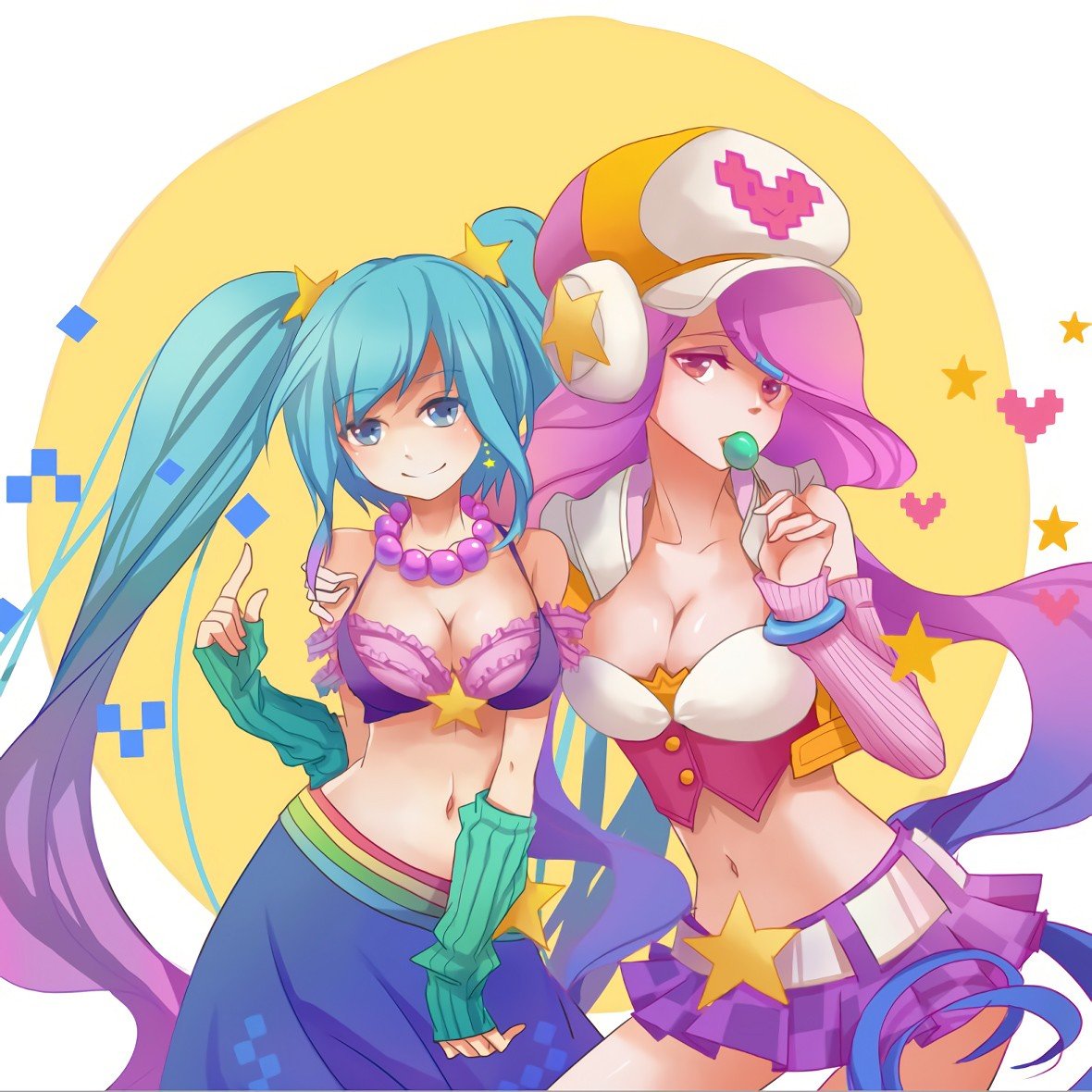 Arcade Sona by 比格星 HD Wallpaper Fan Art Artwork League of Legends lol