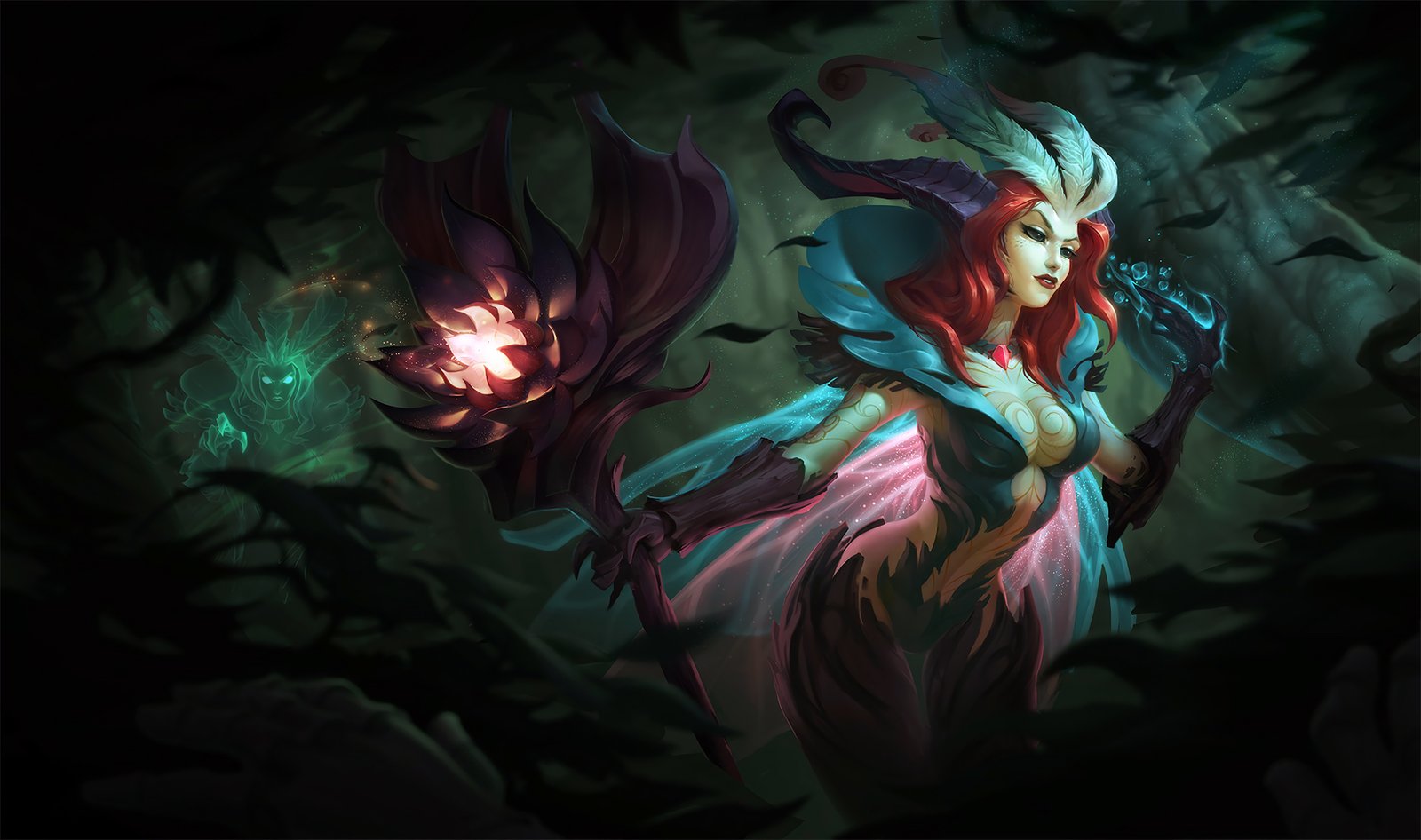 Elderwood Leblanc Splash Art League of Legends Artwork Wallpaper lol