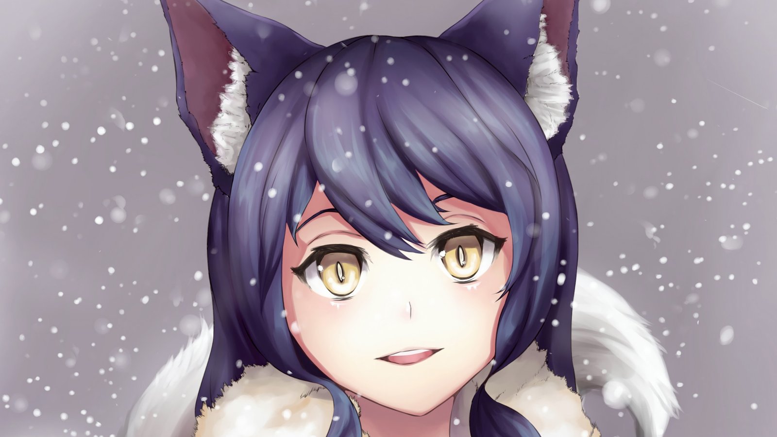 Winter Ahri by B.C League of Legends Artwork HD Wallpaper lolFan Art Artwork