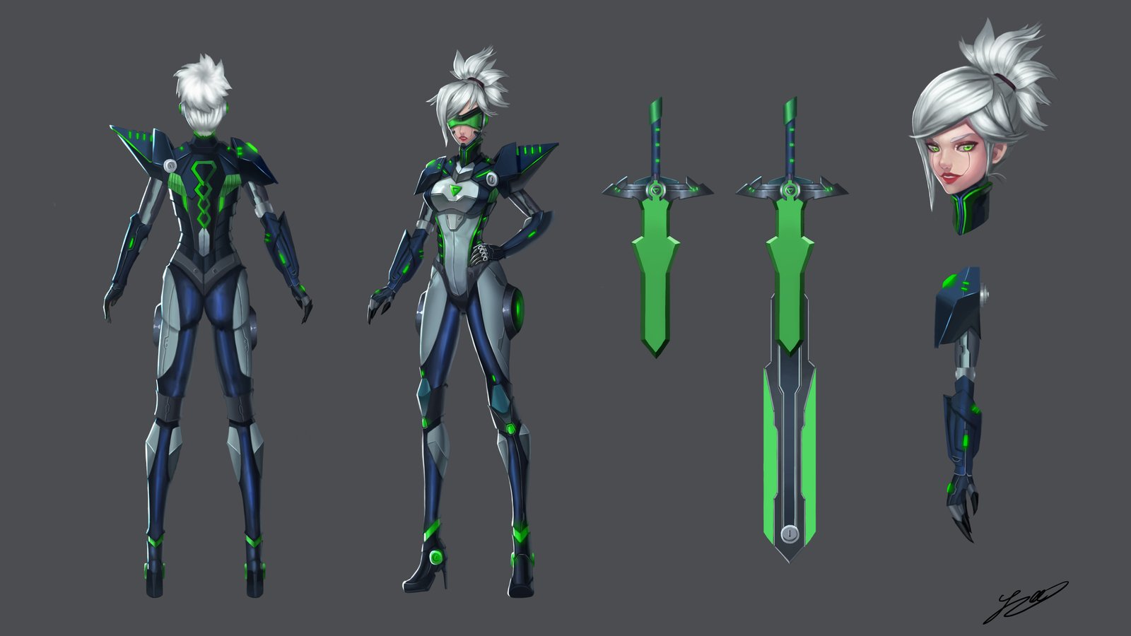 Project Riven Skin Concept Wallpapers And Fan Arts League Of