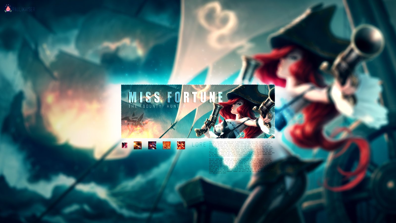 Miss Fortune by Paulikaiser HD Wallpaper Fan Art Artwork League of Legends lol