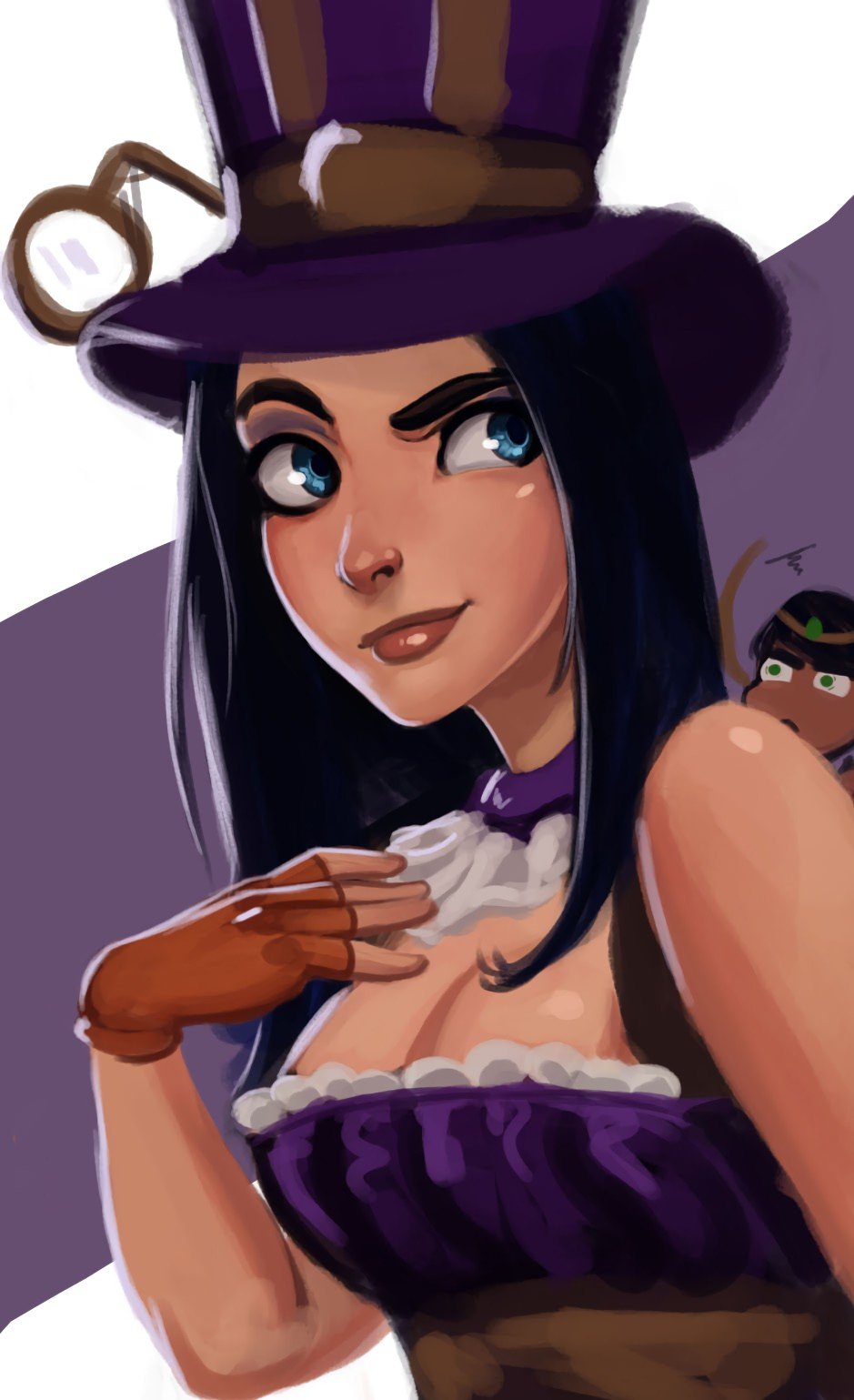 Caitlyn by Raichiyo33 HD Wallpaper Artwork Fan Art League of Legends lol
