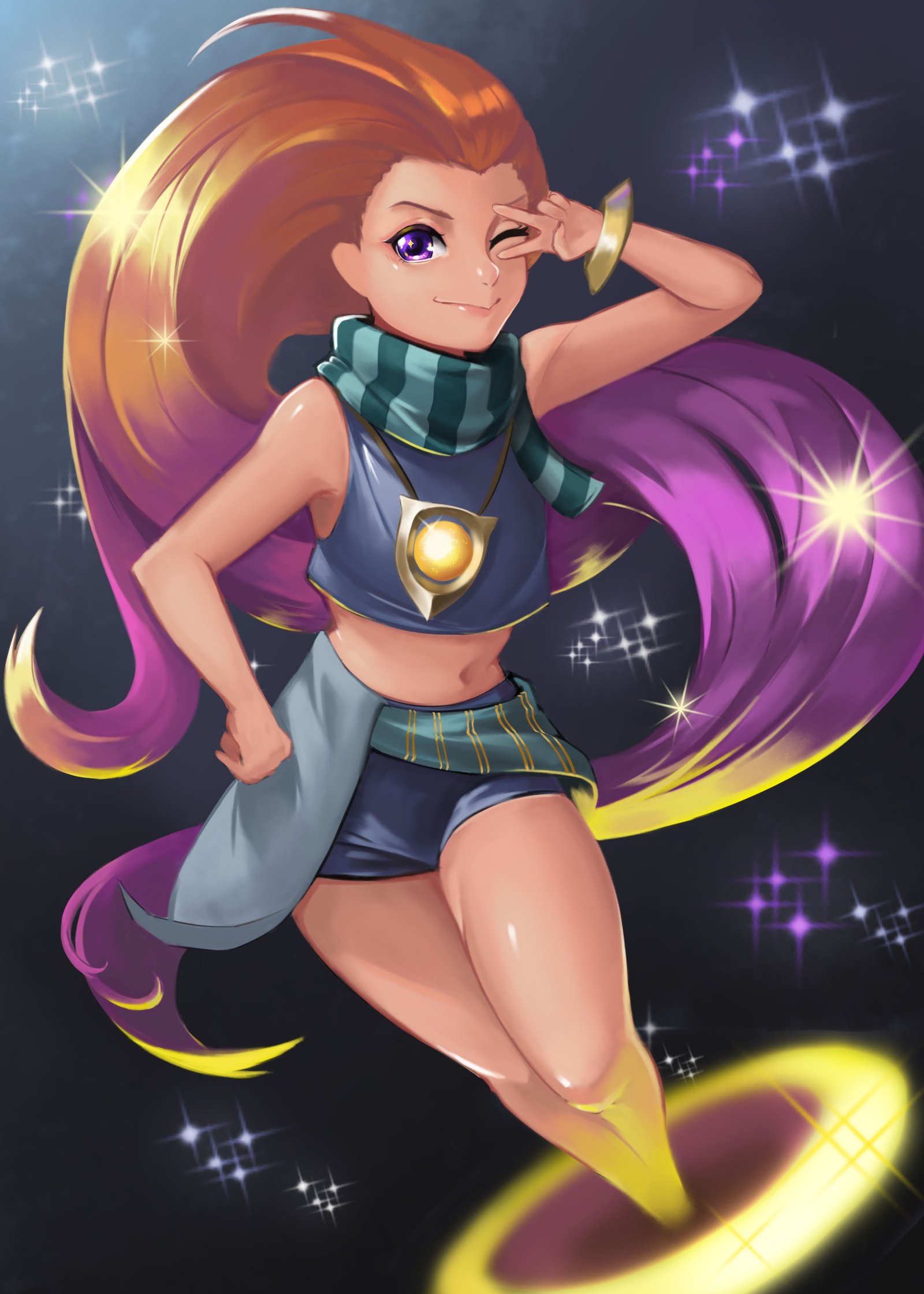 Zoe by 블랙토끼킁 HD Wallpaper Background Fan Art Artwork League of Legends lol