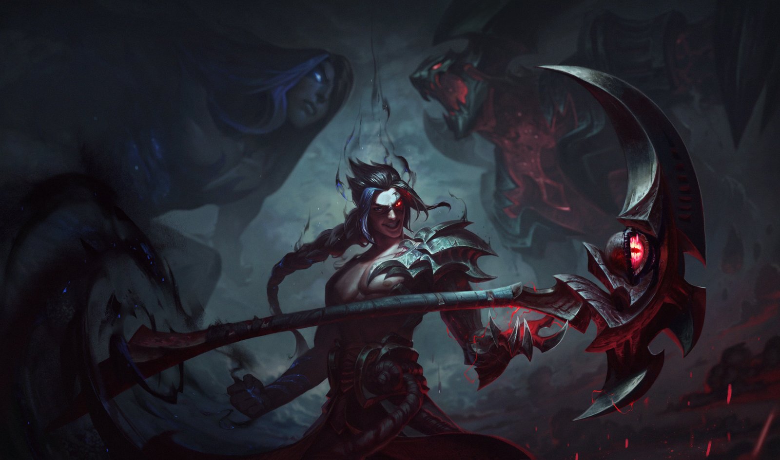 Classic Kayn Splash Art HD 4k Wallpaper Background Official Art Artwork League of Legends lol