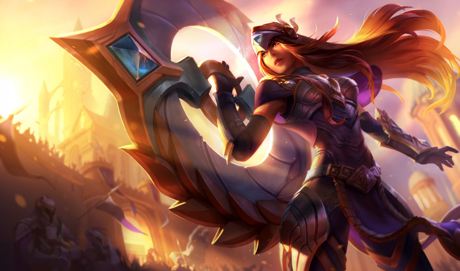 Victorious Sivir Splash Art HD 4k 6k Wallpaper Background Official Art Artwork League of Legends lol