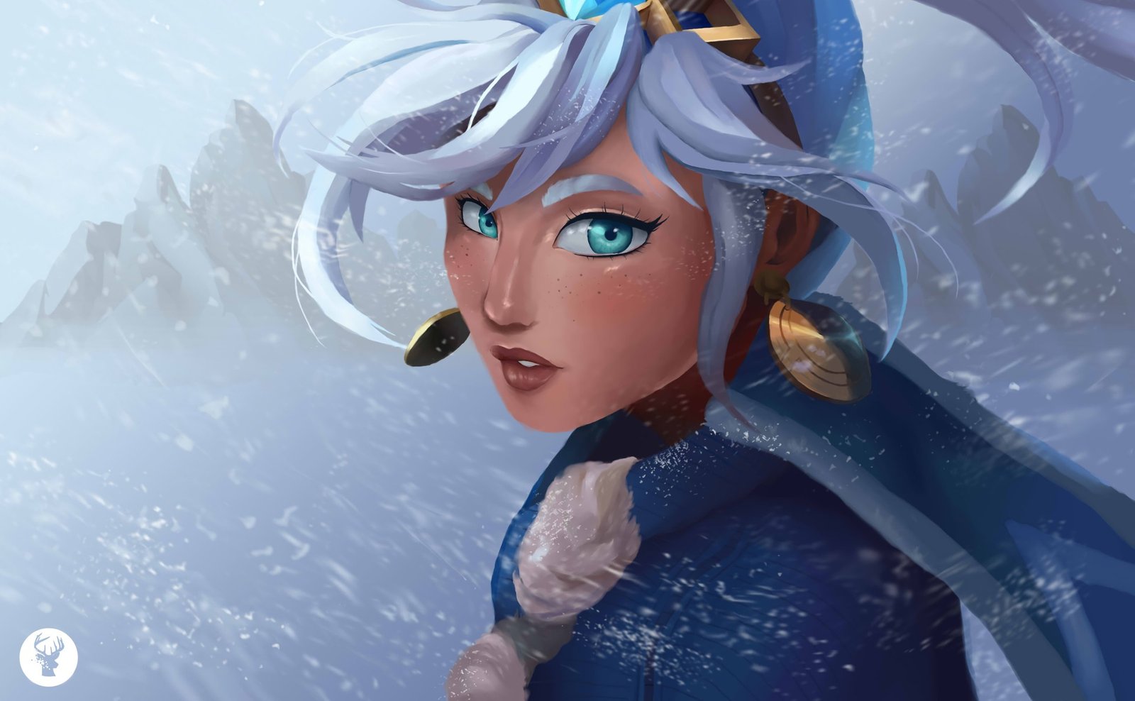 Freljord Taliyah by deerboo HD Wallpaper Background Fan Art Artwork League of Legends lol