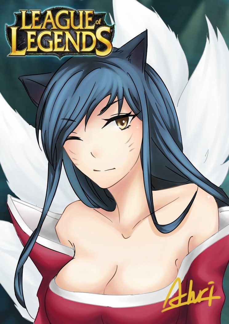 Ahri by 五月陳 League of Legends Artwork Wallpaper lol Fan Art