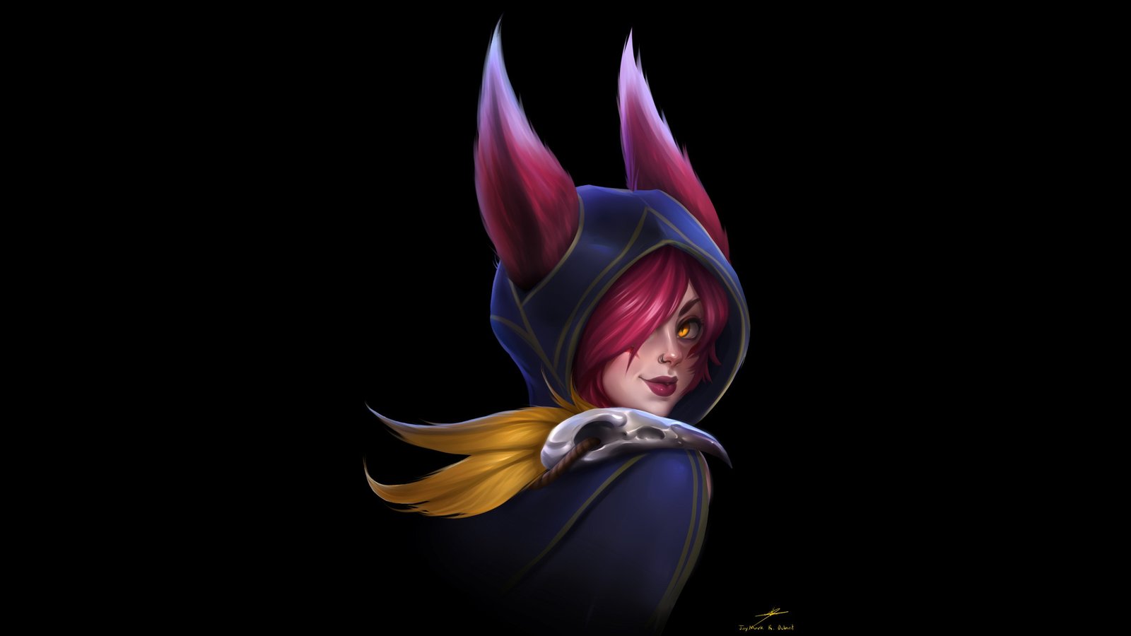 Xayah by harutosuzumiya21 HD Wallpaper Fan Art Artwork League of Legends lol