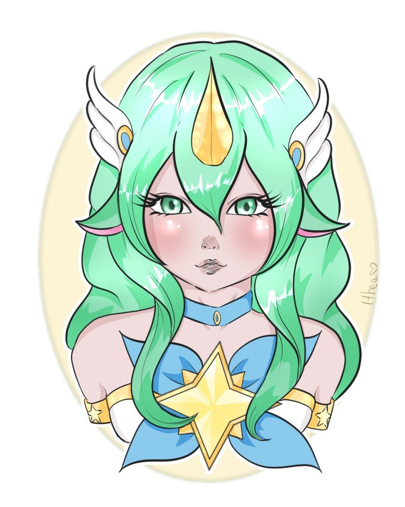 Star Guardian Soraka by NekoBreeBree HD Wallpaper Background Fan Art Artwork League of Legends lol