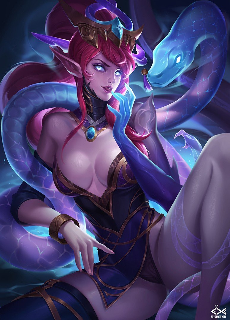 Lunar Wraith Caitlyn by citemer HD Wallpaper Background Fan Art Artwork League of Legends lol