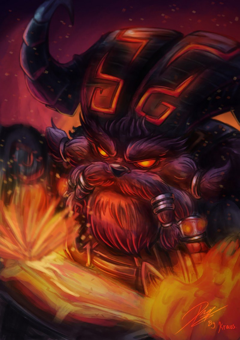 Ornn by Kraus-Illustration HD Wallpaper Background Fan Art Artwork League of Legends lol