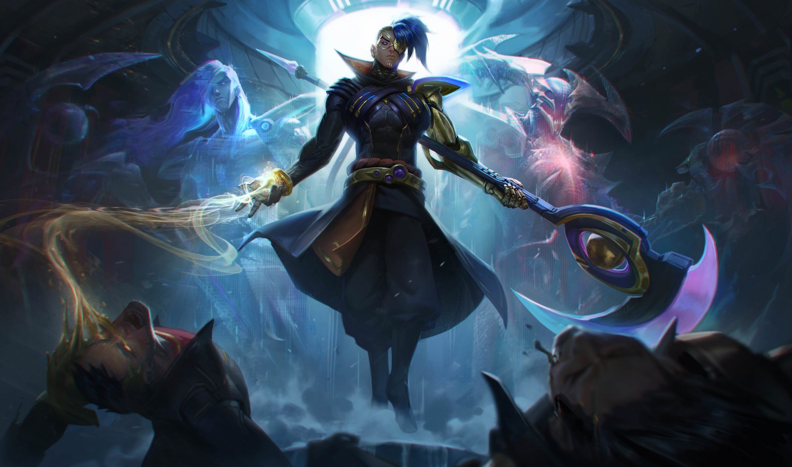 Odyssey Kayn Splash Art HD 4k 6k Wallpaper Background Official Art Artwork League of Legends lol