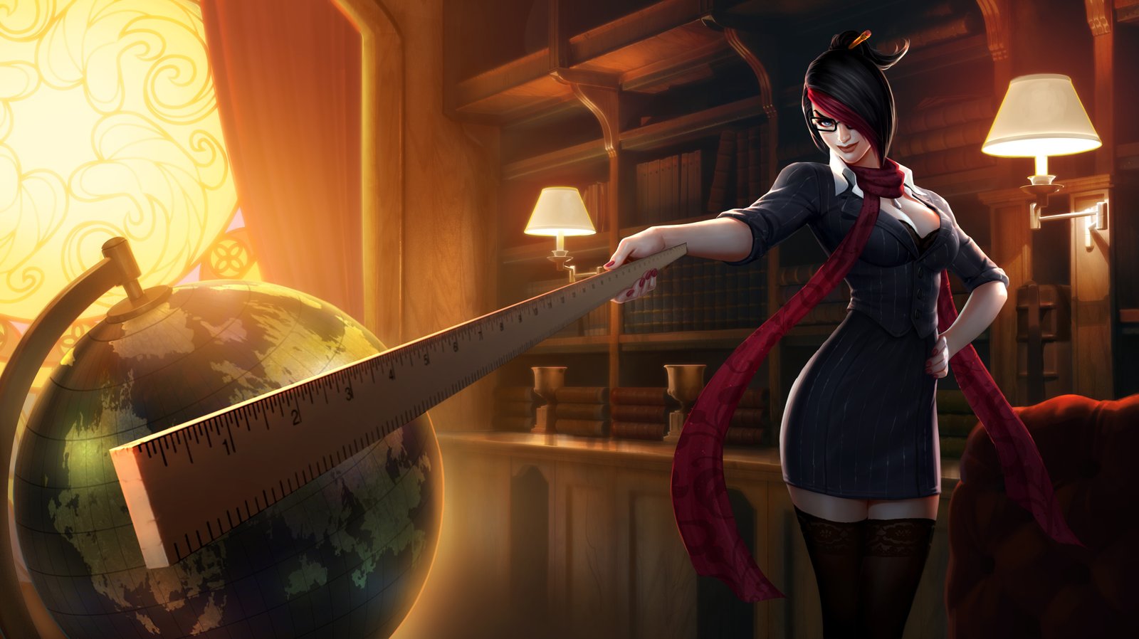 Headmistress Fiora Splash Art 4k HD Wallpaper Official Artwork League of Legends lol