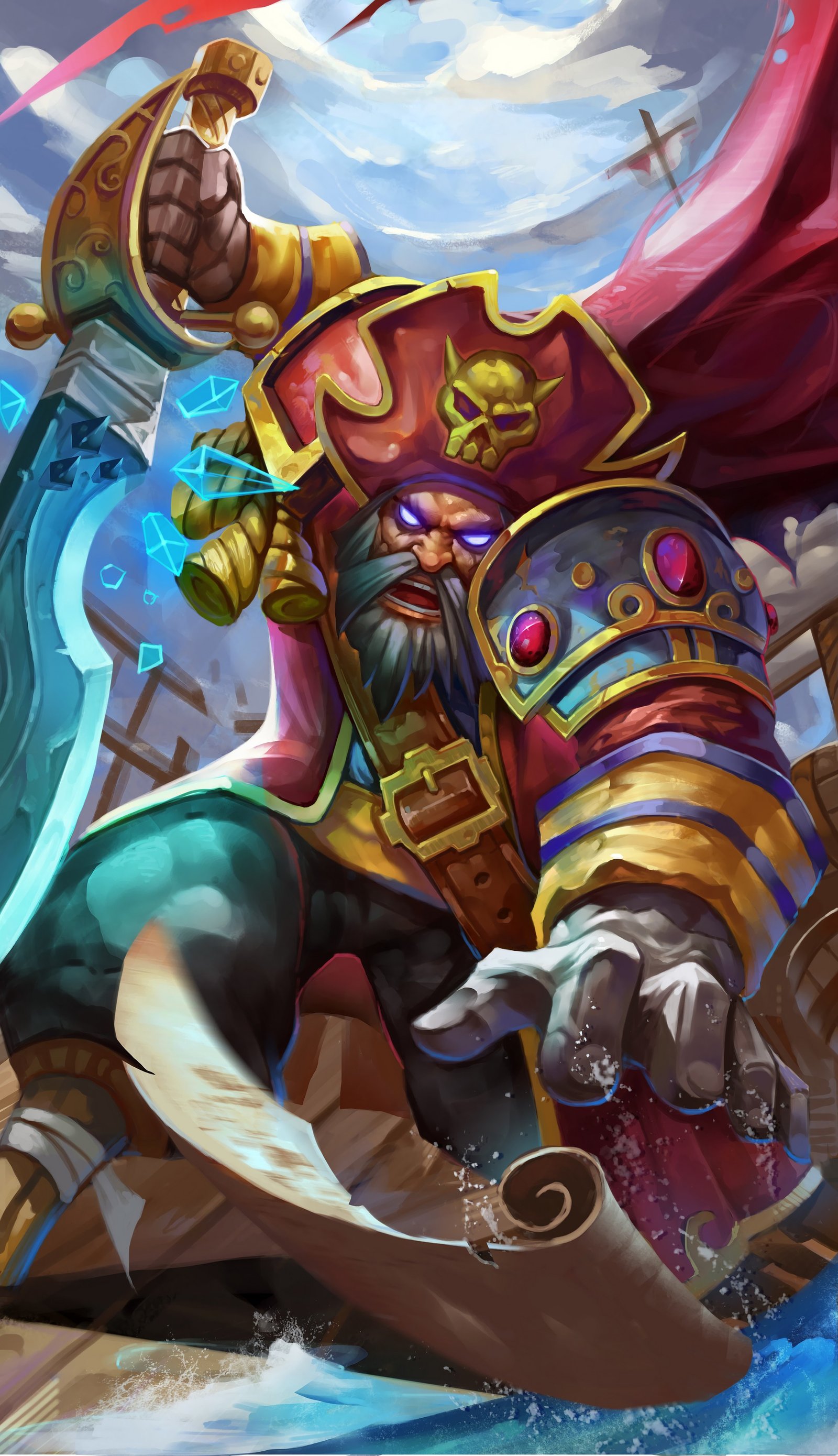 Ganglpank by Stark Chuang HD Wallpaper Fan Art Artwork League of Legends lol