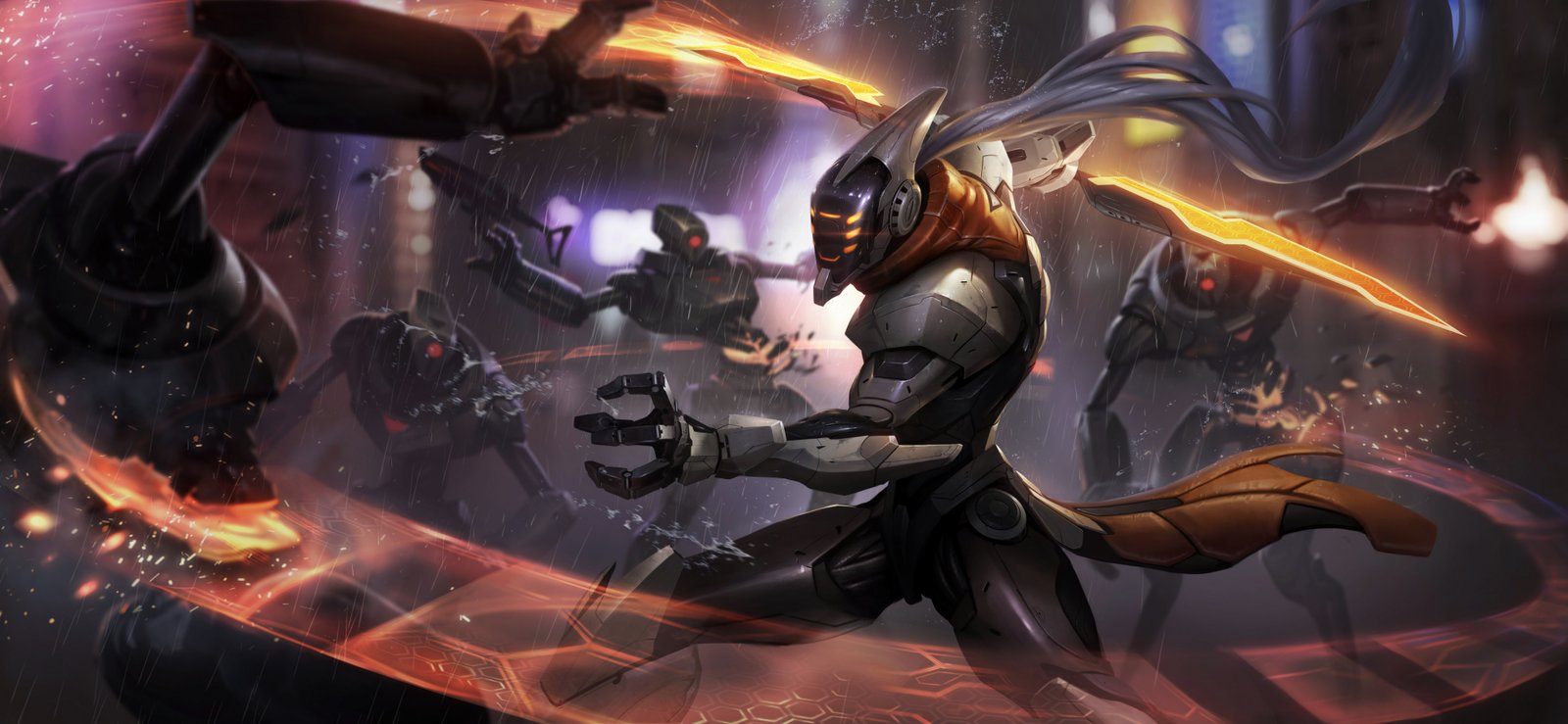 PROJECT: Yi Splash Art HD 4k 6k Wallpaper Background Official Art Artwork League of Legends lol