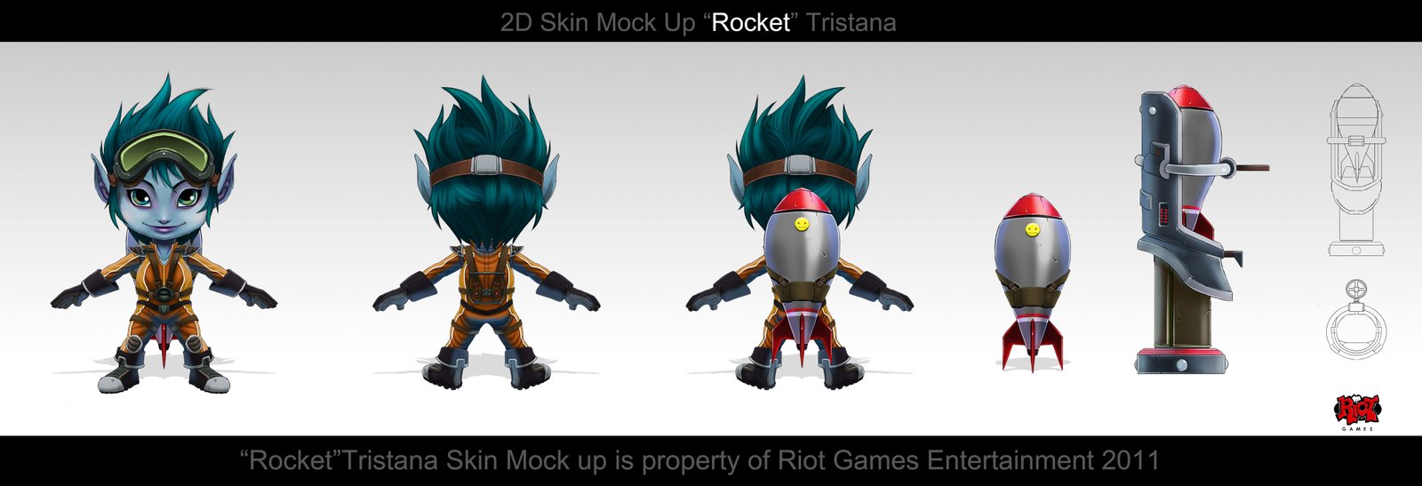 Rocket Girl Tristana Concept by The-Bravo-Ray League of Legends Artwork Wallpaper lol