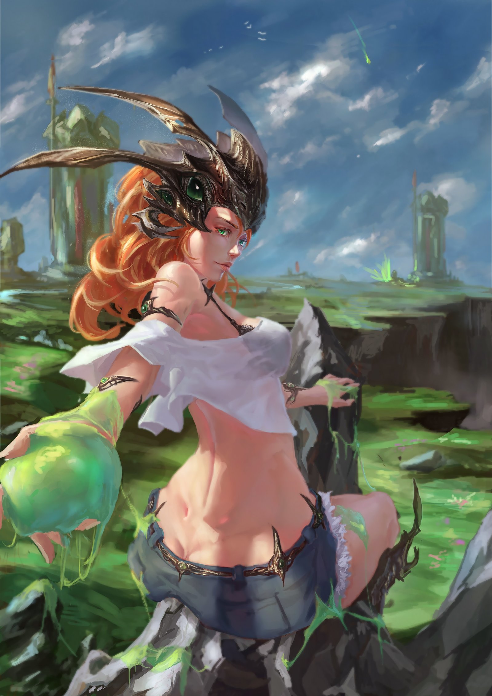 Female Kog'Maw by a70172219 Gender Swap Bend HD Wallpaper Fan Art Artwork League of Legends lol