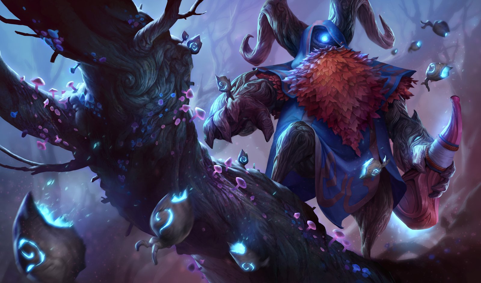 Elderwood Bard Splash Art 4k HD Wallpaper Official Artwork League of Legends lol
