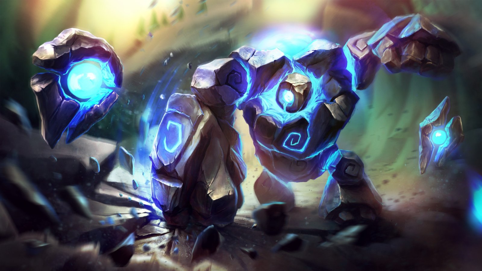 Blue Sentinel League of Legends Artwork Wallpaper lol
