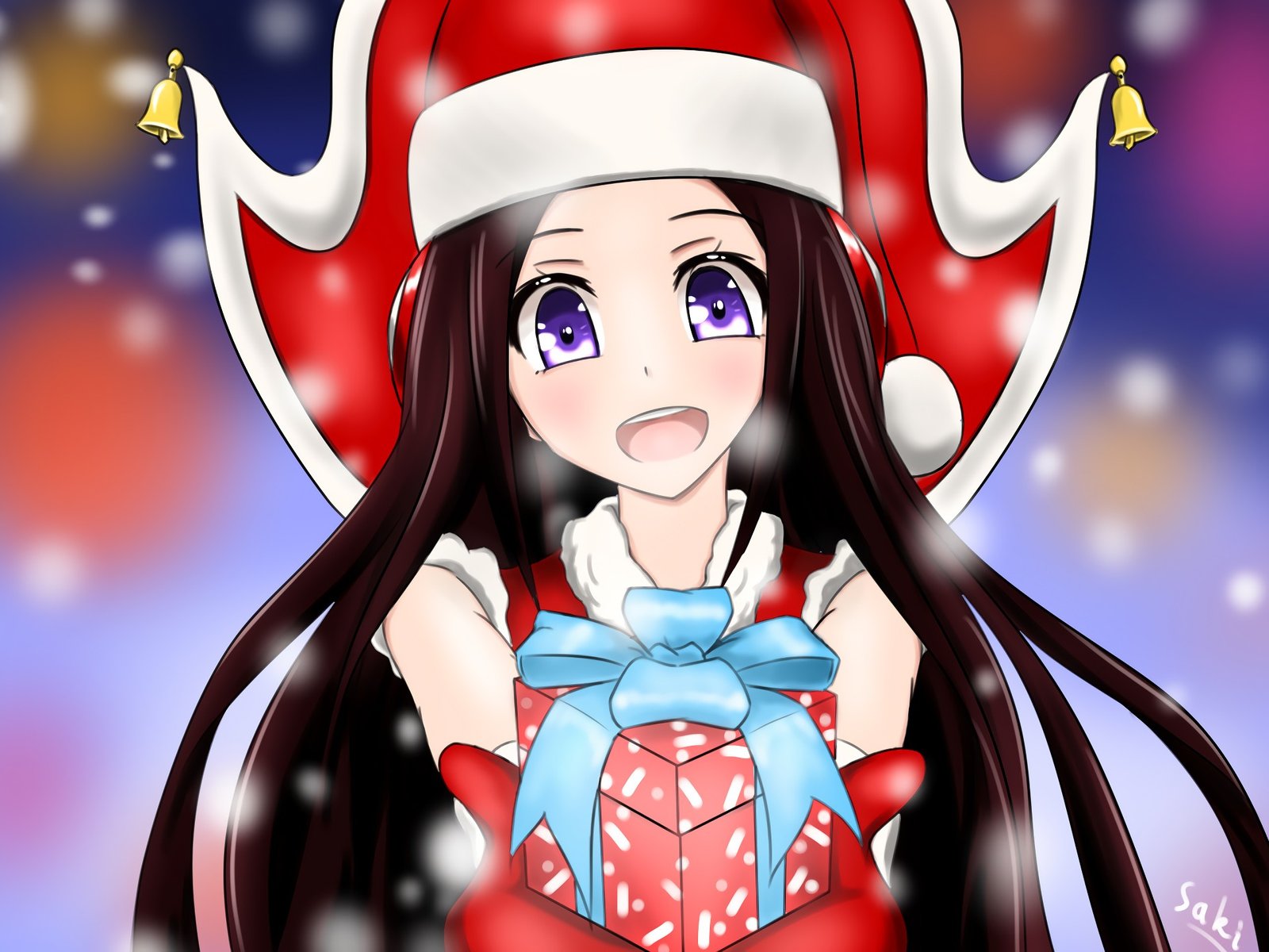 Christmas Irelia by 沙琪玛 HD Wallpaper Fan Art Artwork League of Legends lol