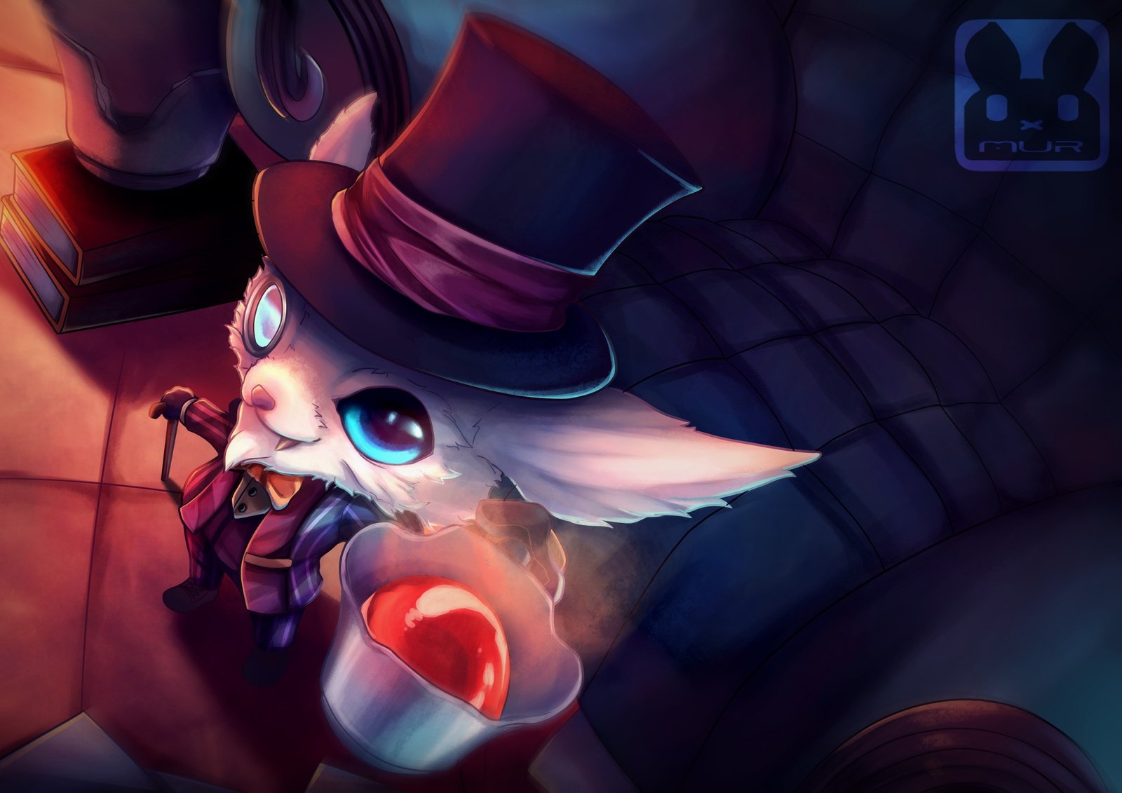 Gentleman Gnar by murmoruno HD Wallpaper Fan Art Artwork League of Legends lol