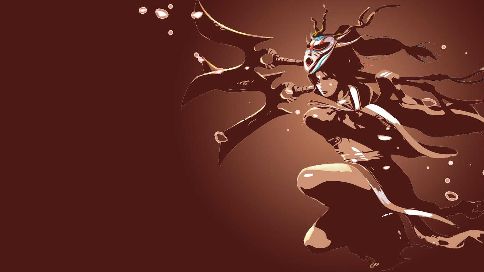 Blood Moon Akali Minimalistic by AlexisRayne League of Legends Artwork Wallpaper lol (2)