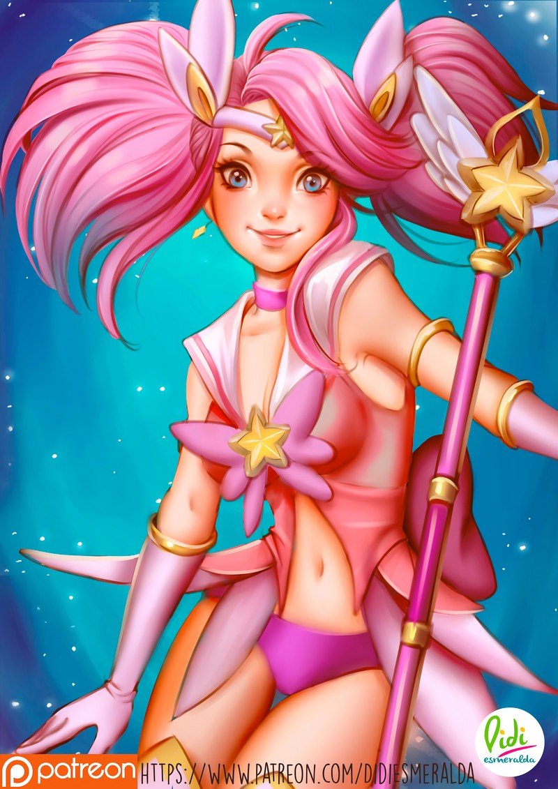 Star Guardian Lux by Didi-Esmeralda HD Wallpaper Fan Art Artwork League of Legends lol