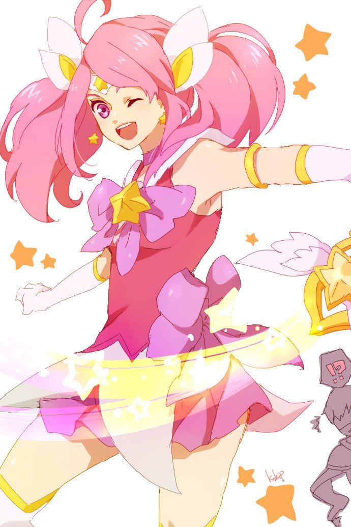 Star Guardian Lux by 柿P HD Wallpaper Fan Art Artwork League of Legends lol
