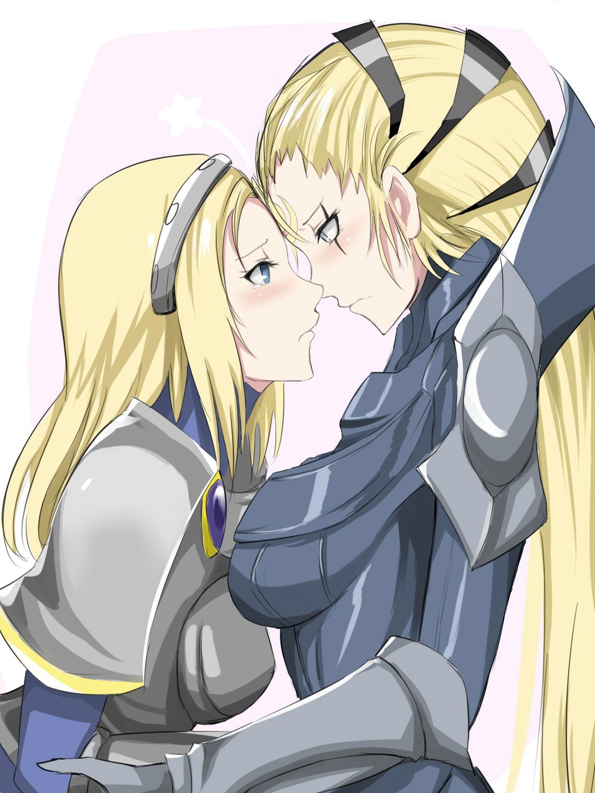 Diana & Lux by KumikoPixiv (2) HD Wallpaper Fan Art Artwork League of Legends lol